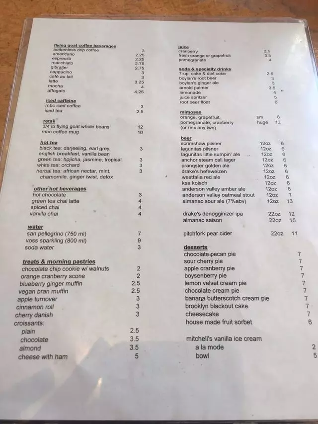 Mission Beach Cafe