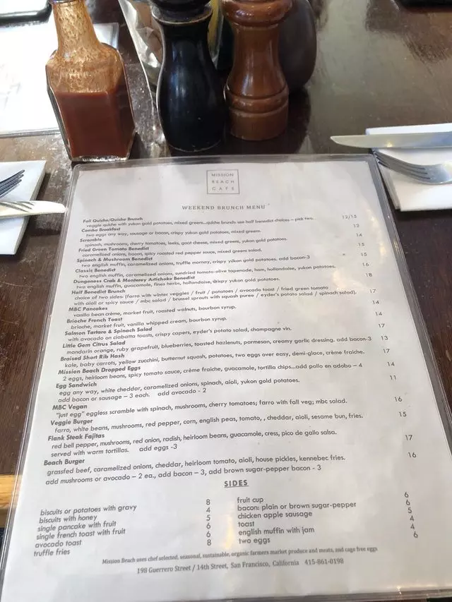 Mission Beach Cafe
