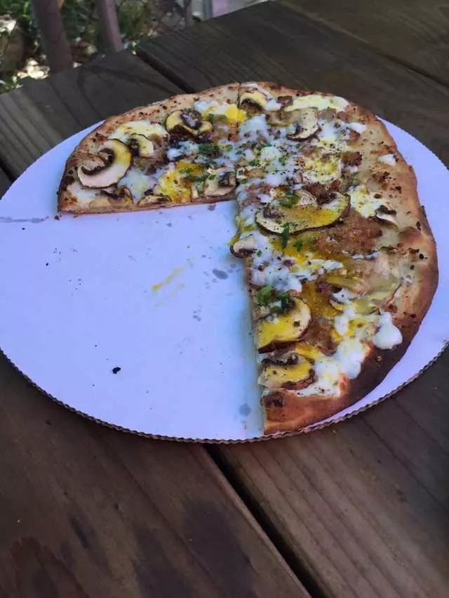 Chicks and Love Pizza Patio