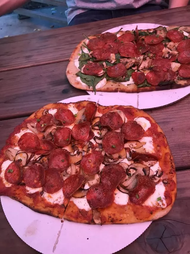 Chicks and Love Pizza Patio