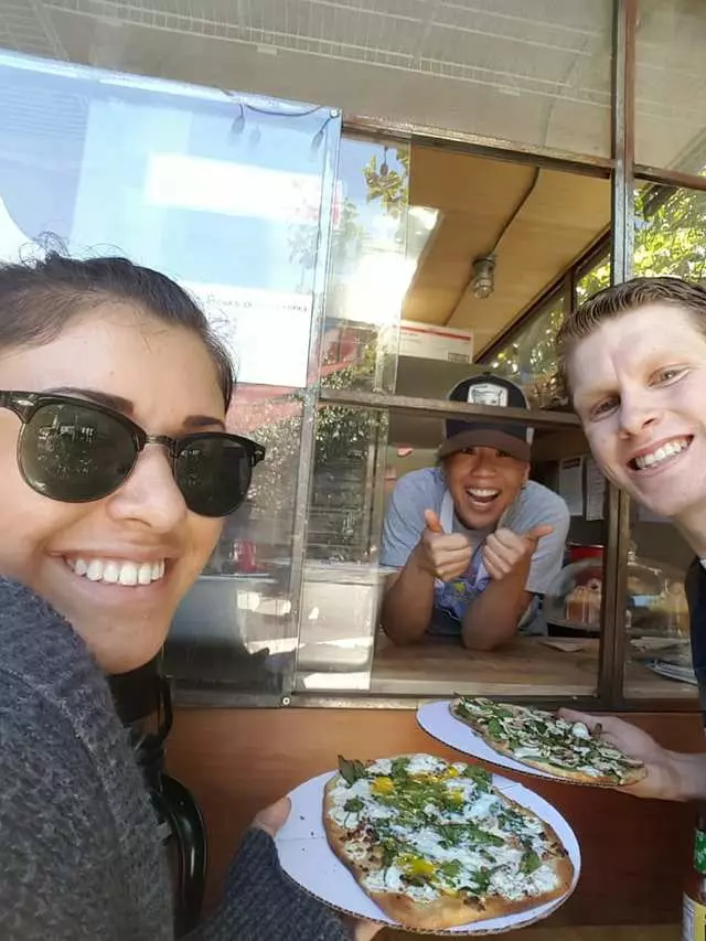 Chicks and Love Pizza Patio