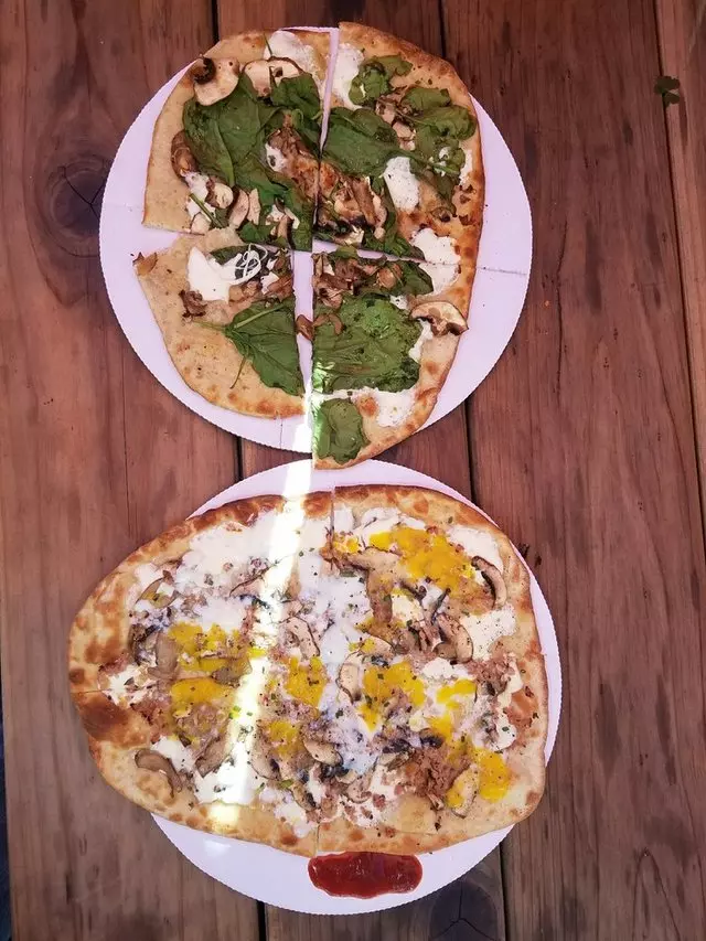 Chicks and Love Pizza Patio