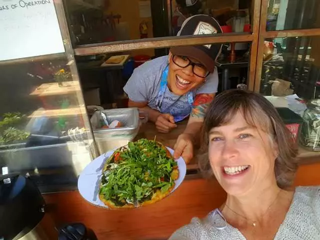 Chicks and Love Pizza Patio
