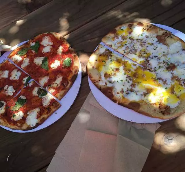Chicks and Love Pizza Patio