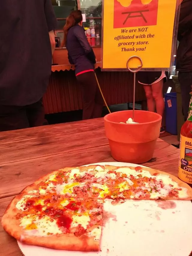 Chicks and Love Pizza Patio