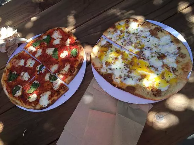 Chicks and Love Pizza Patio