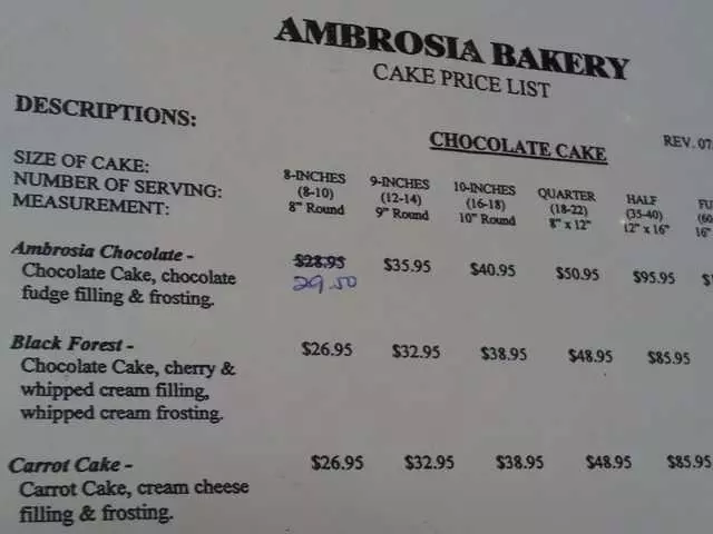 Ambrosia Bakery