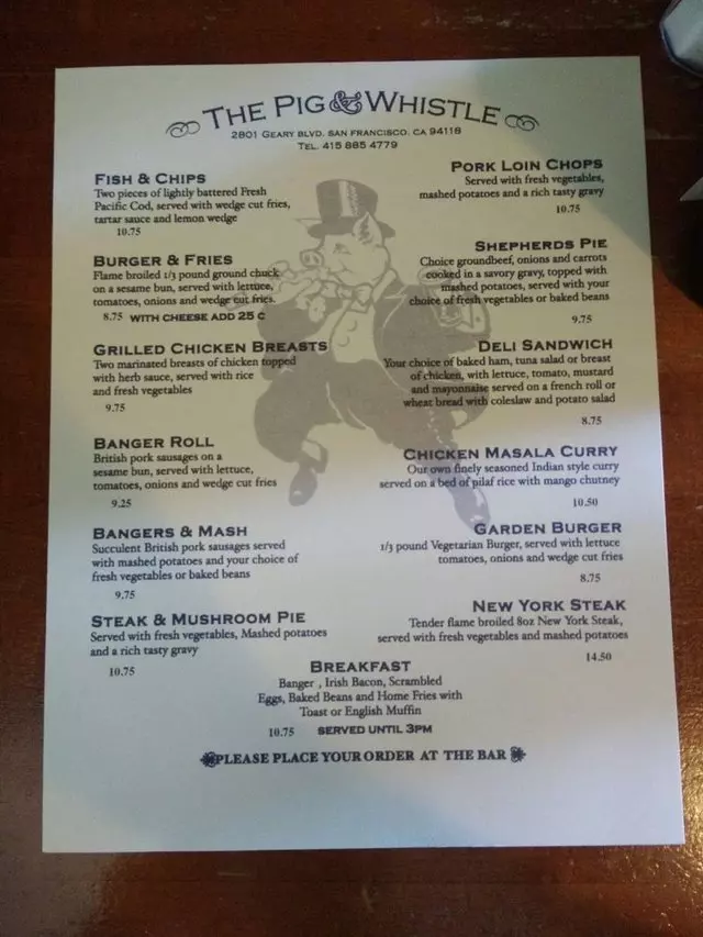The Pig & Whistle