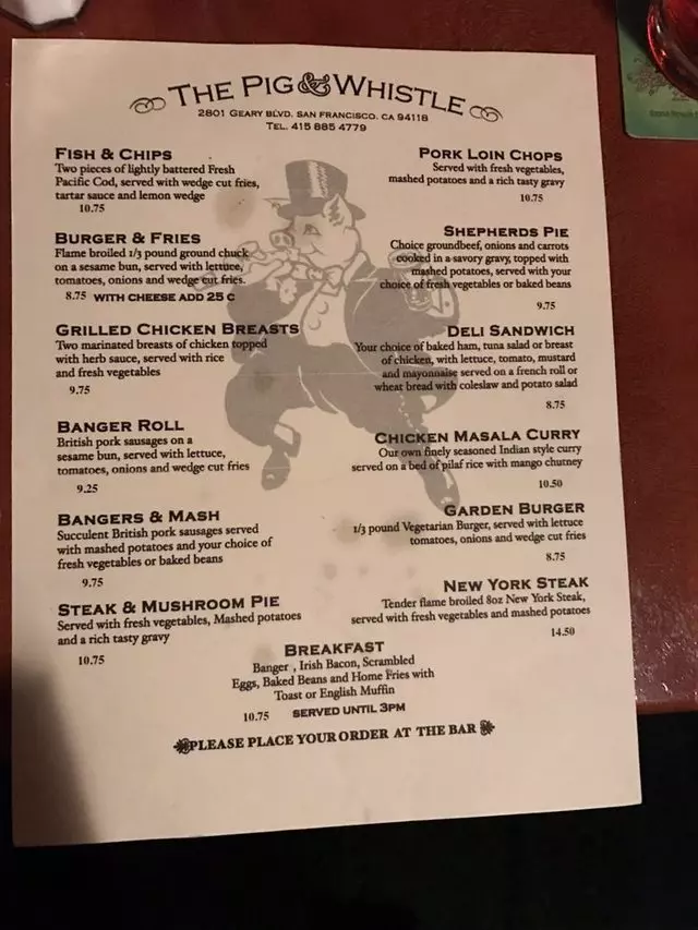 The Pig & Whistle