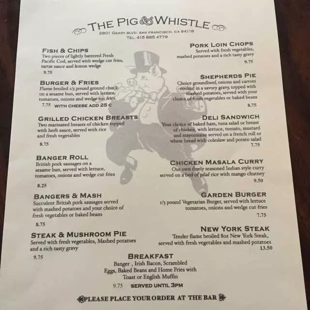 The Pig & Whistle