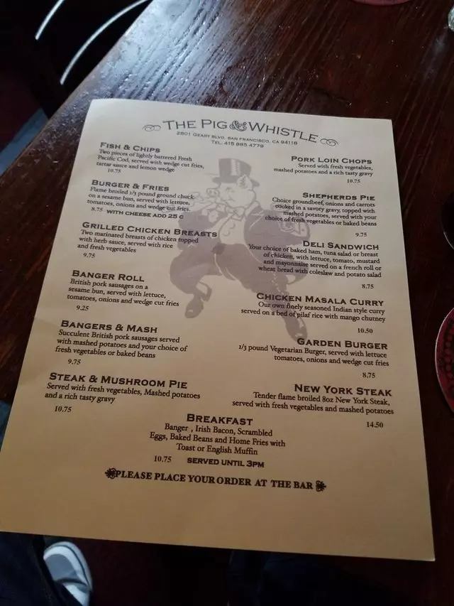 The Pig & Whistle