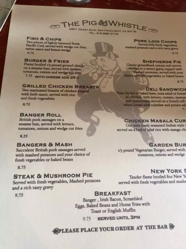 The Pig & Whistle