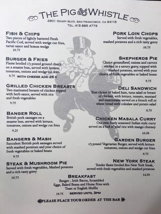 The Pig & Whistle