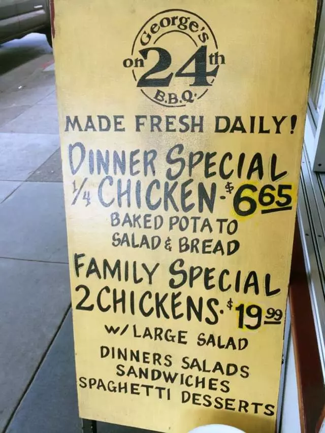 George’s BBQ on 24th