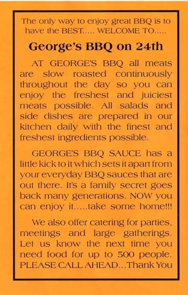 George’s BBQ on 24th