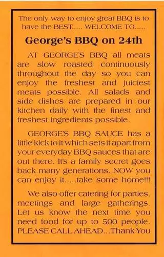 George’s BBQ on 24th