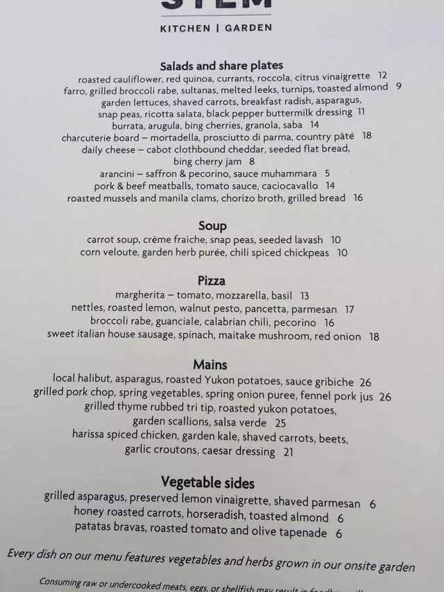 Stem Kitchen & Garden
