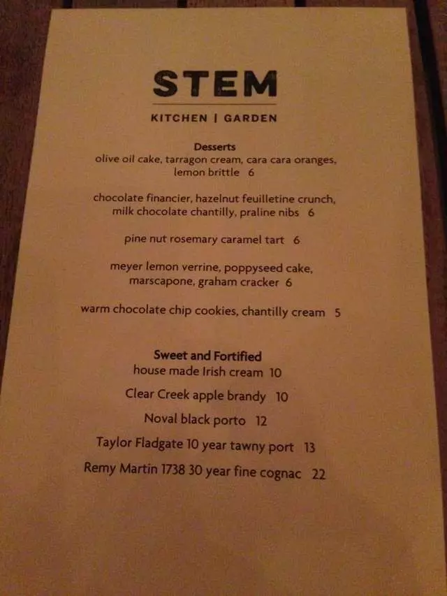 Stem Kitchen & Garden