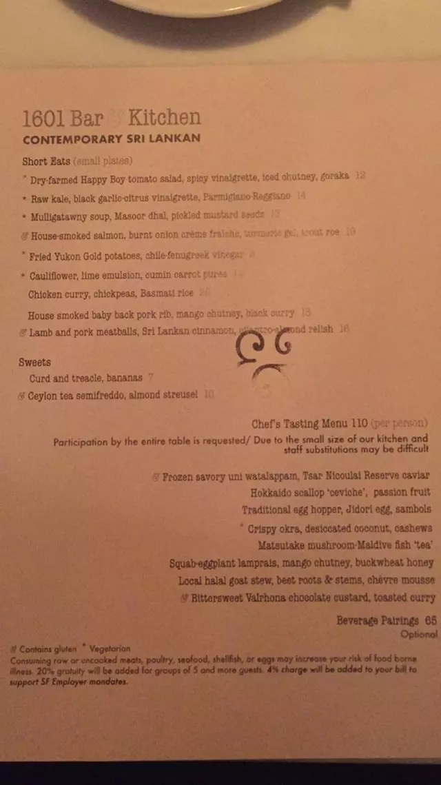 1601 Bar & Kitchen