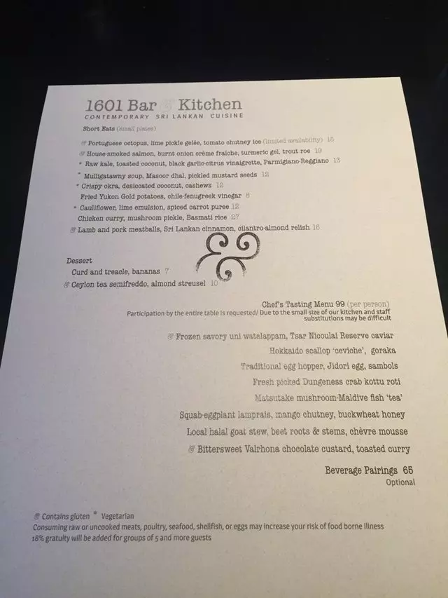 1601 Bar & Kitchen
