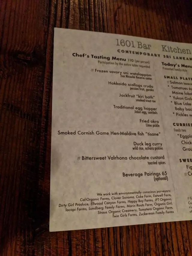 1601 Bar & Kitchen