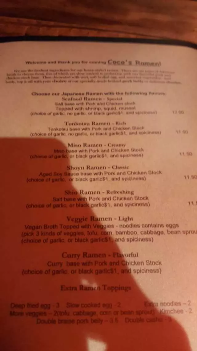 Coco’s Ramen