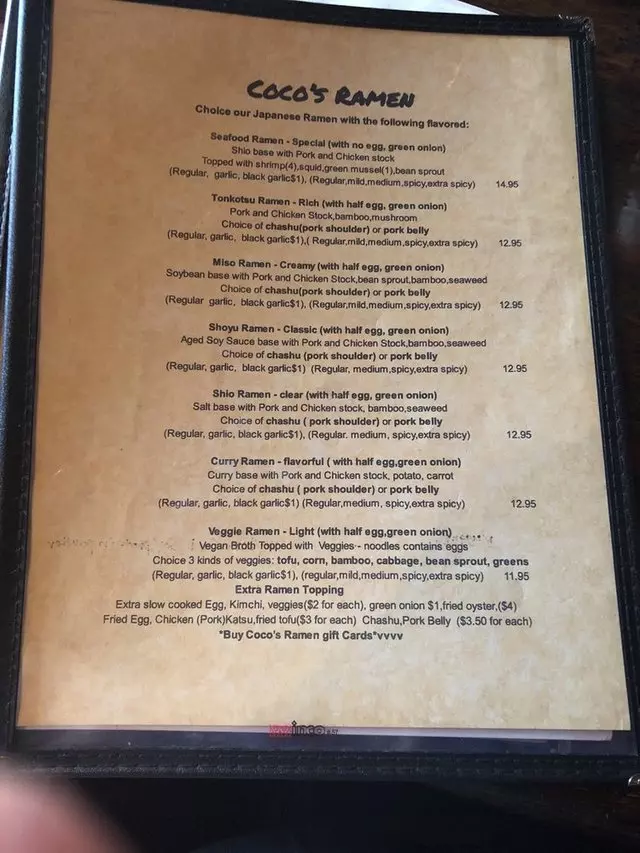 Coco’s Ramen