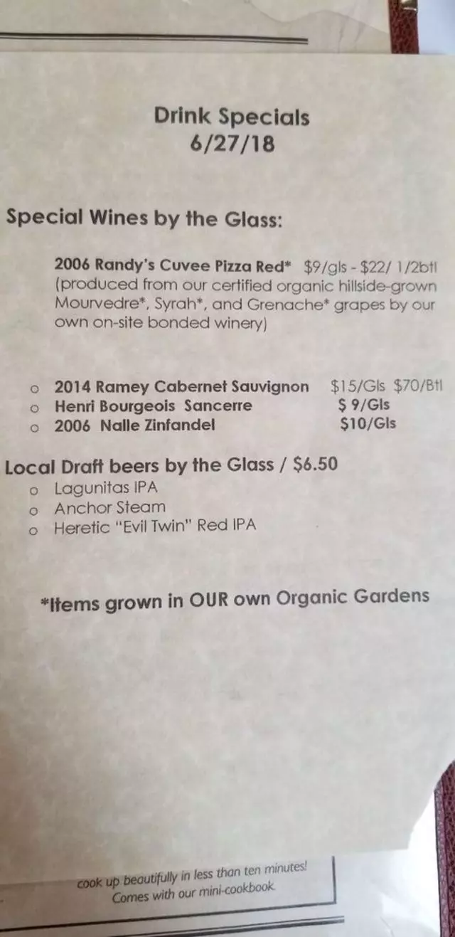Pauline’s Pizza & Wine Bar