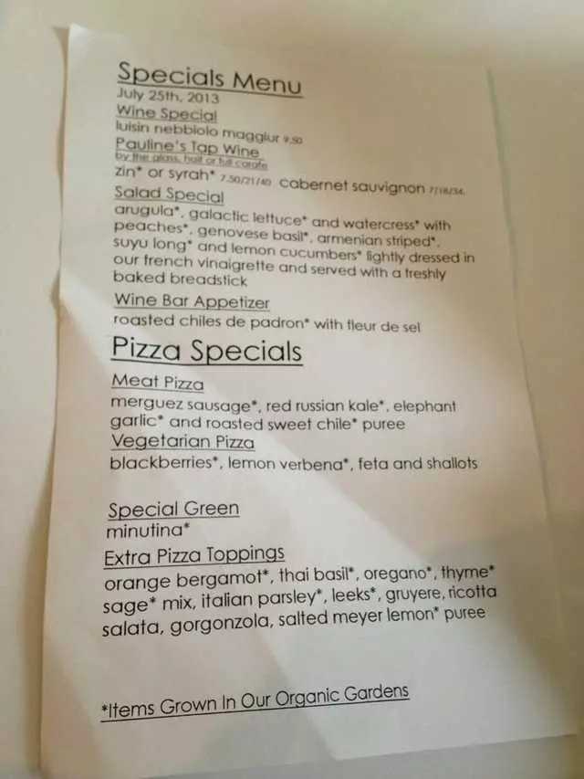 Pauline’s Pizza & Wine Bar
