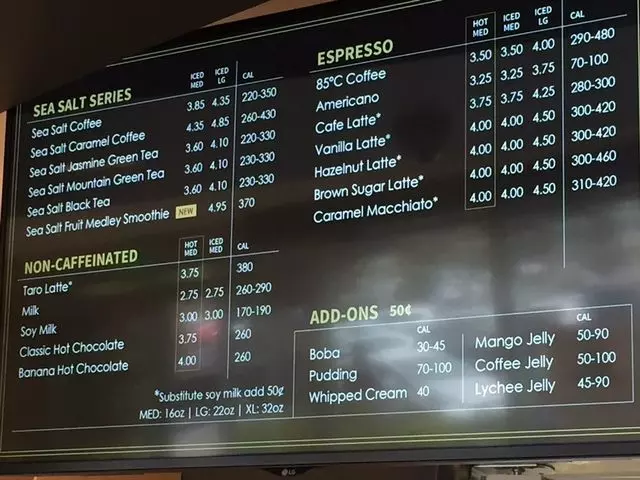 85°C Bakery Cafe