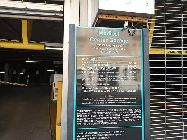 1635 Divisadero Medical Center Parking Garage
