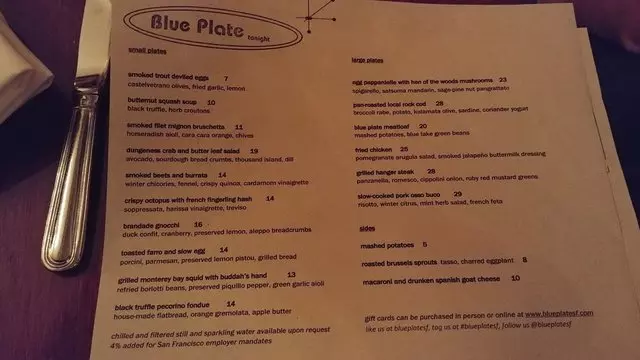 Blue Plate
