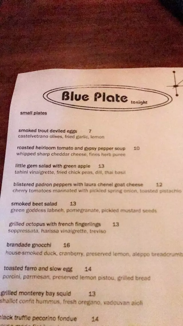 Blue Plate