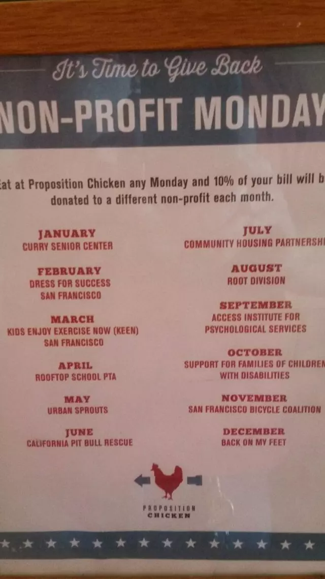Proposition Chicken