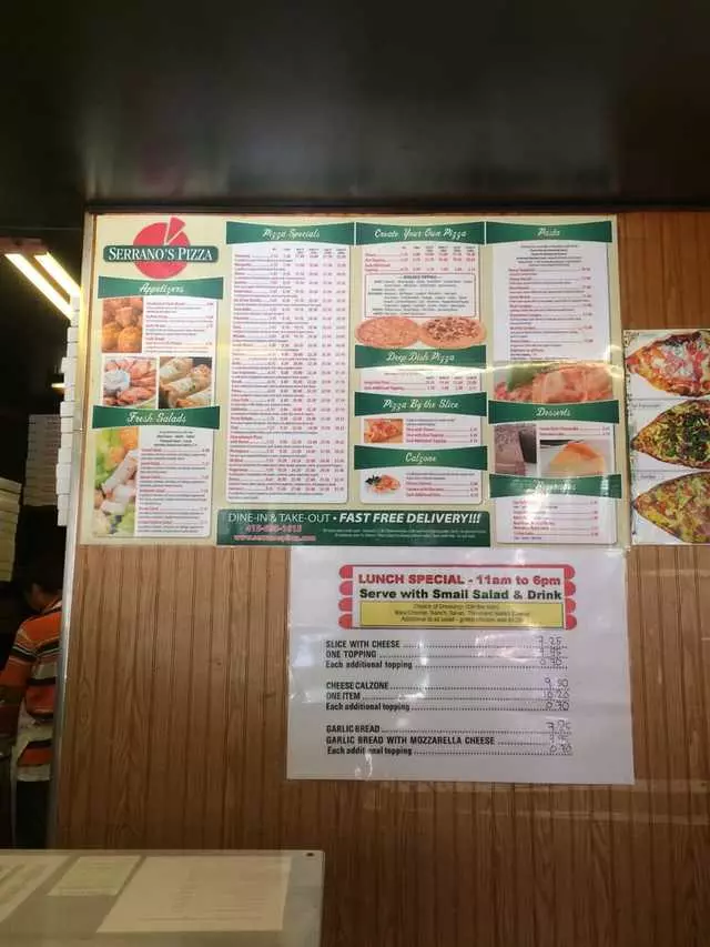 Serrano’s Pizza