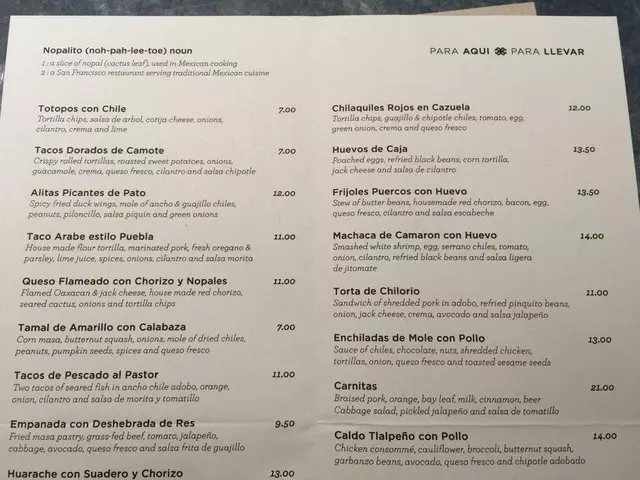 Nopalito