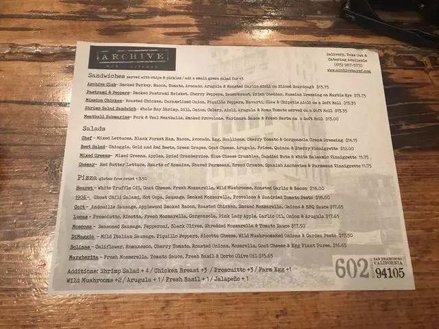 Archive Bar & Kitchen