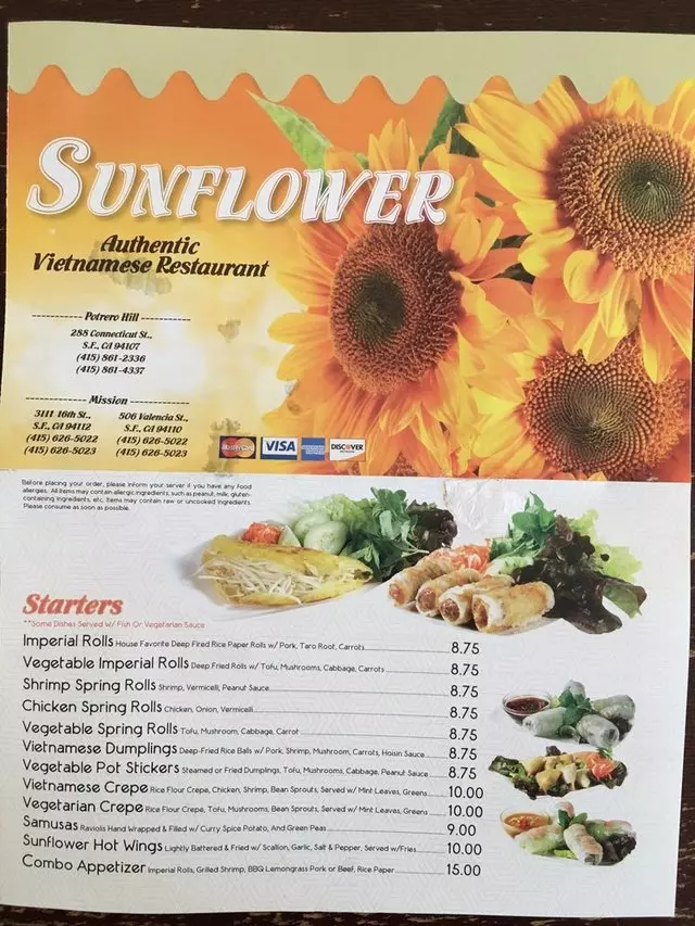 Sunflower Vietnamese