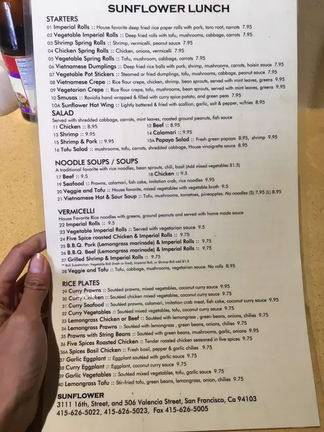 Sunflower Vietnamese