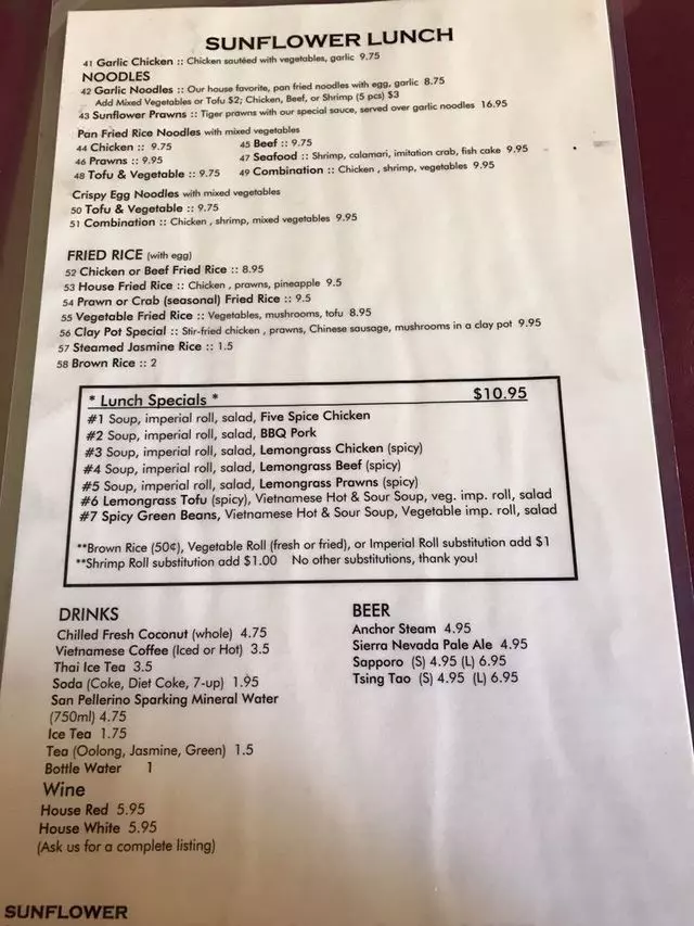 Sunflower Vietnamese
