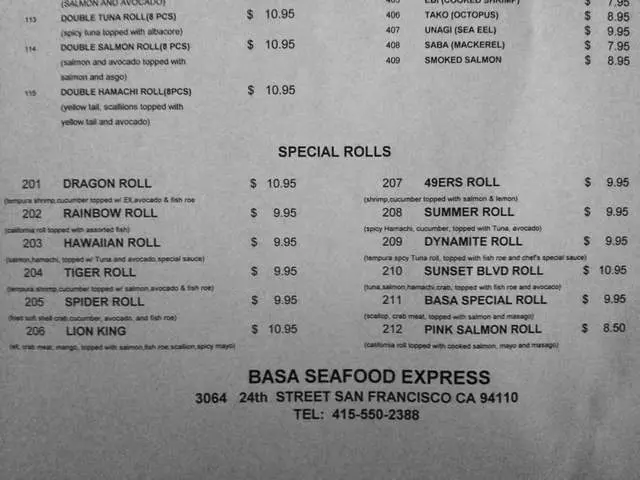 Basa Seafood Express