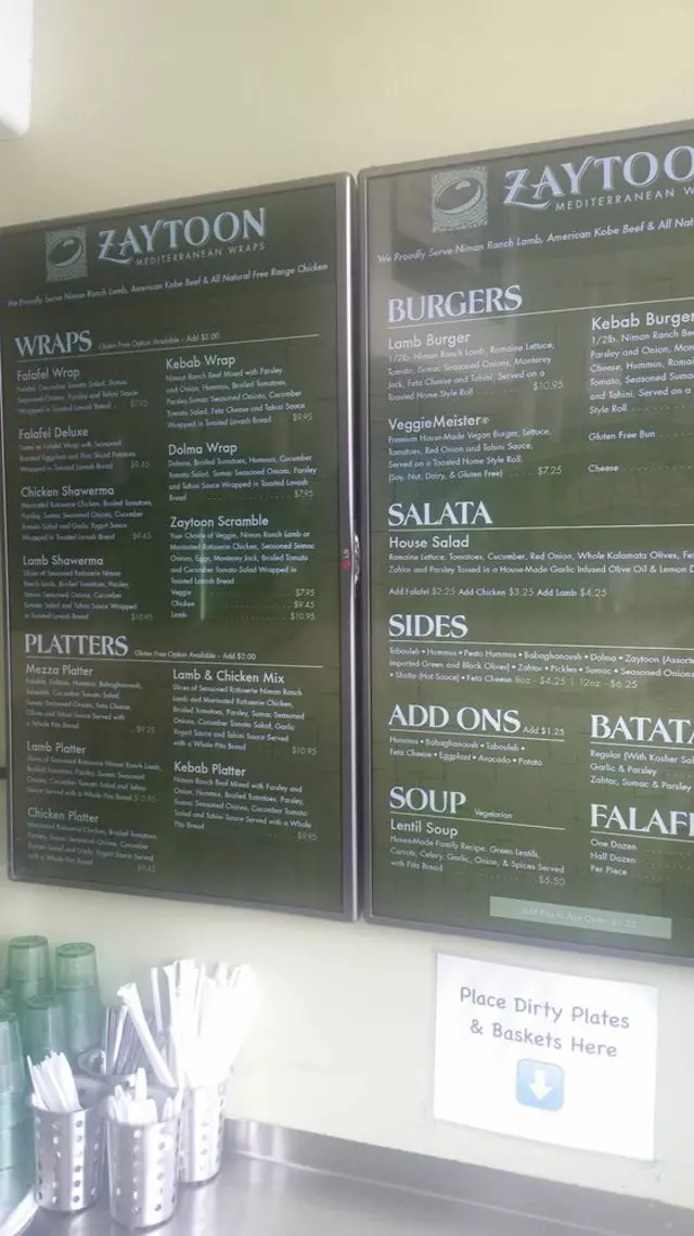 Zaytoon Mediterranean Wraps