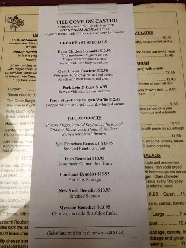 Cove On Castro Cafe