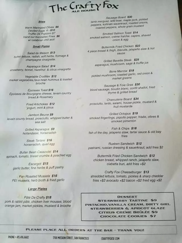 The Crafty Fox Ale House