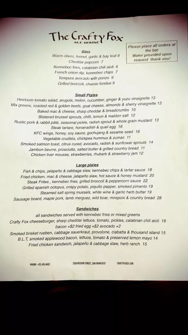 The Crafty Fox Ale House