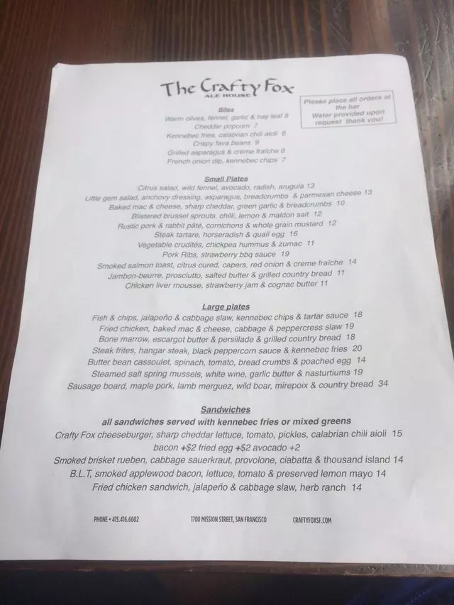 The Crafty Fox Ale House
