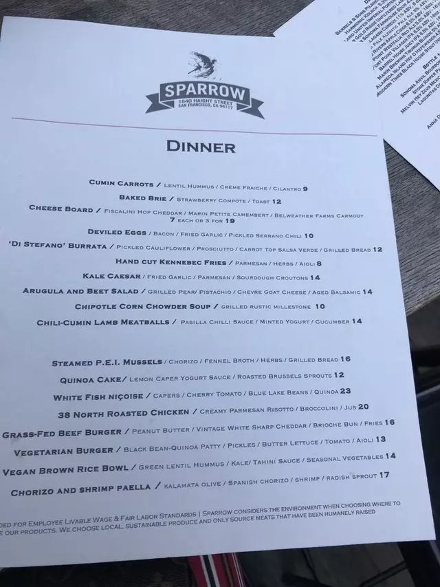 Sparrow Bar and Kitchen