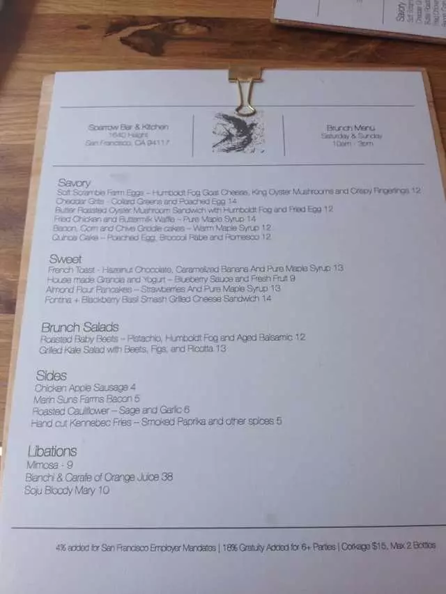 Sparrow Bar and Kitchen