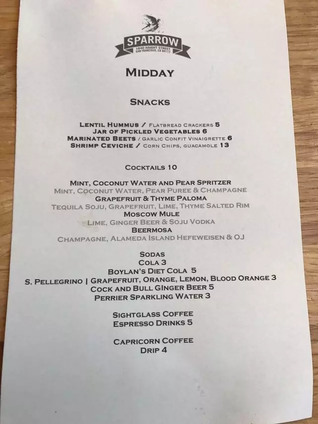 Sparrow Bar and Kitchen