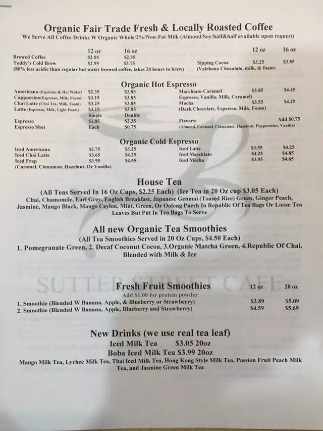 Sutter St. Cafe